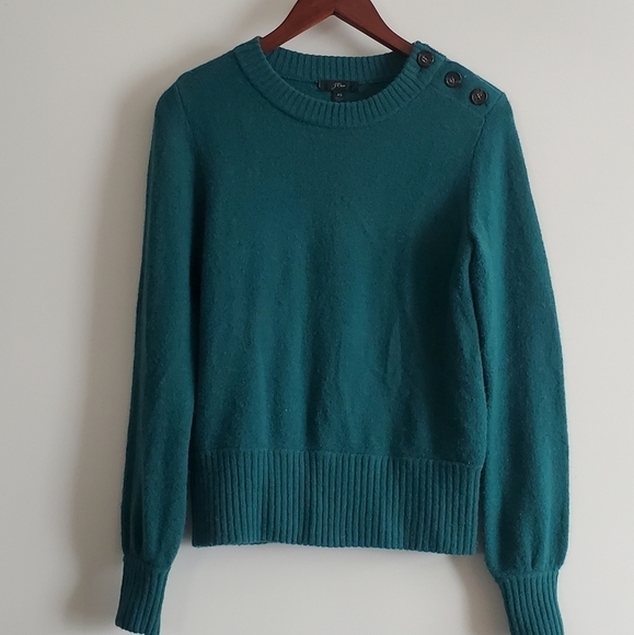 J. Crew Sweaters - J.Crew Supersoft Cropped Crewneck sweater wool/alpaca blend
